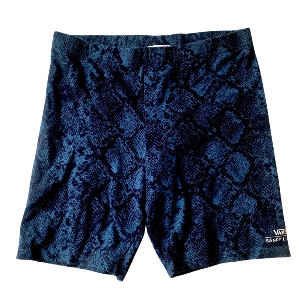 Sandy Liang x Vans snakeprint bike shorts